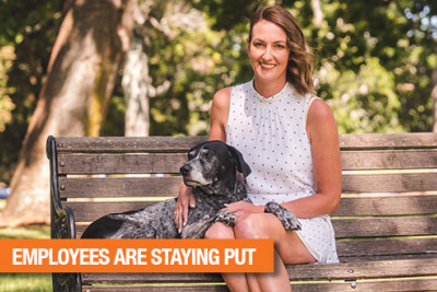 Employees are staying put: Wha